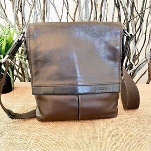 TUMI Leather Crossbody Bag